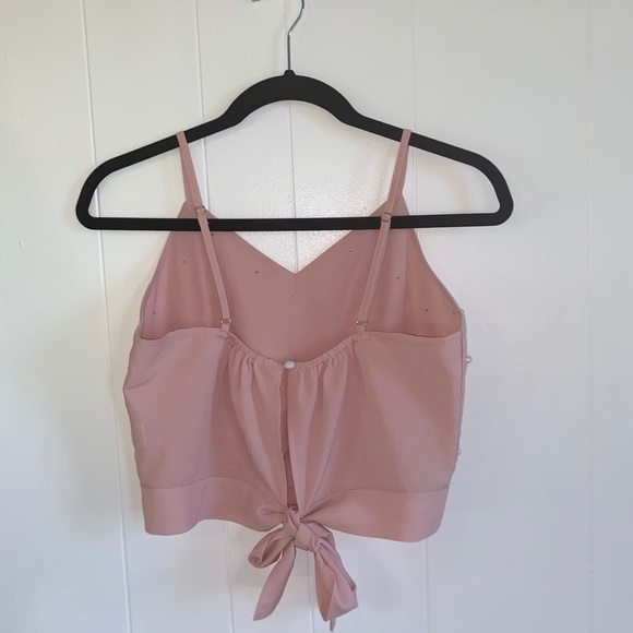 Rose-Gold crop top pearls - Picture 2 of 5